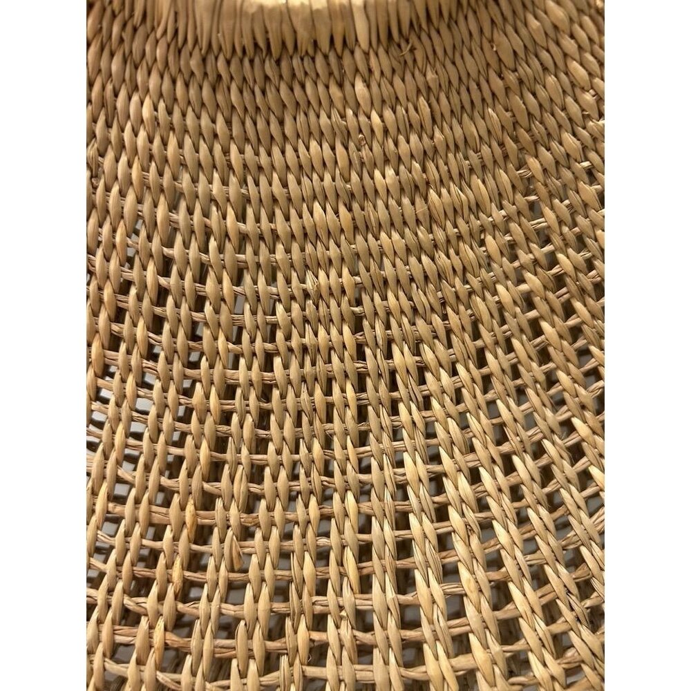 Woven Grass Medium Half-Round Beach Everyday Tote Bag - Picture 5 of 6